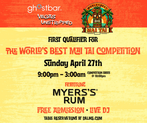 WORLD'S GREATEST MAI TAI QUALIFIER - Flyer