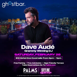 Flyer: SKYLINE SATURDAYS FEATURING DAVE AUDE