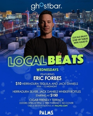 Flyer: LOCAL BEATS FEATURING DJ ERIC FORBES