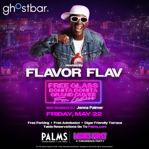 Flyer: LADIES FIRST, HOSTED BY FLAVOR FLAV