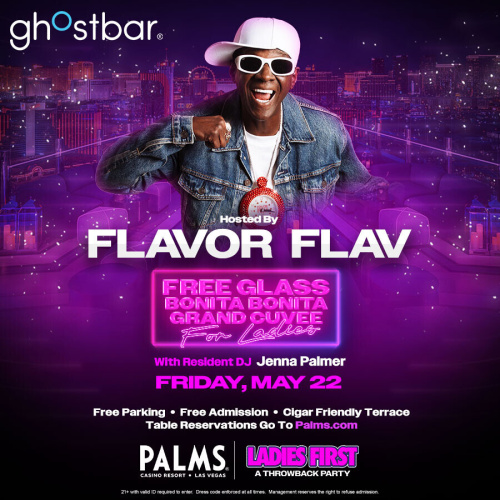 LADIES FIRST, HOSTED BY FLAVOR FLAV - Flyer