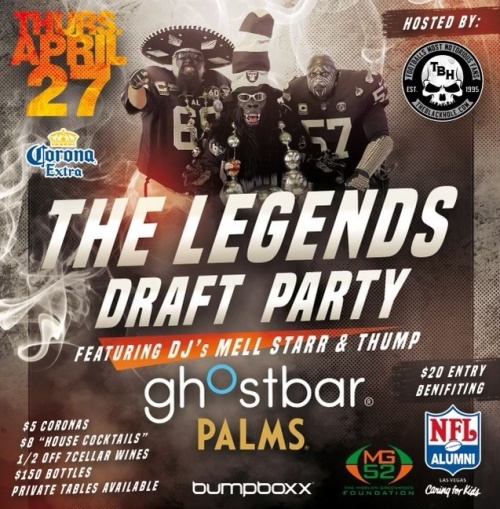 Flyer: THE LEGENDS DRAFT PARTY