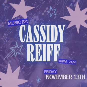 Cassidy Reiff Flyer Image