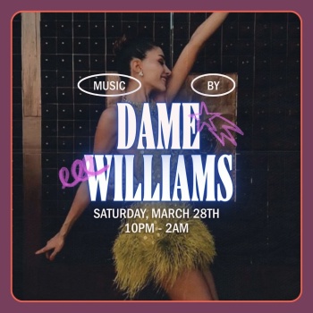 DAME WILLIAMS Flyer Image