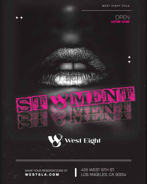 ST8MENT - Flyer