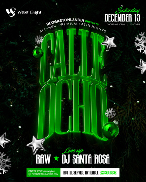 Flyer: Saturday @ West Eight: Calle Ohco