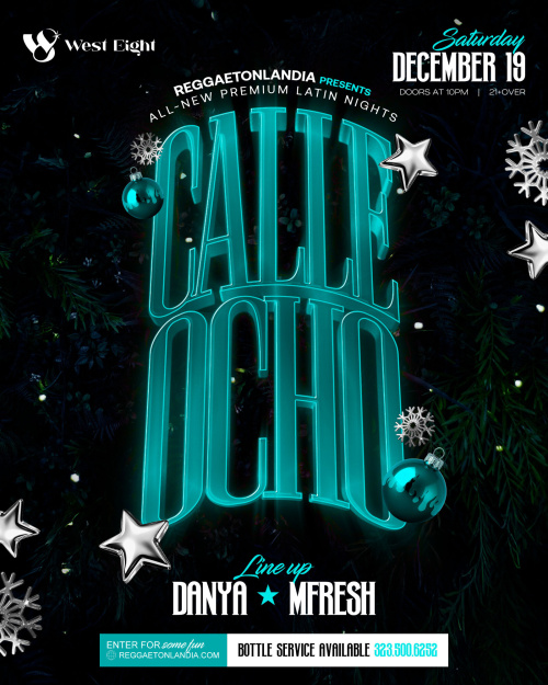 Saturday @ West Eight: Calle Ohco - Flyer