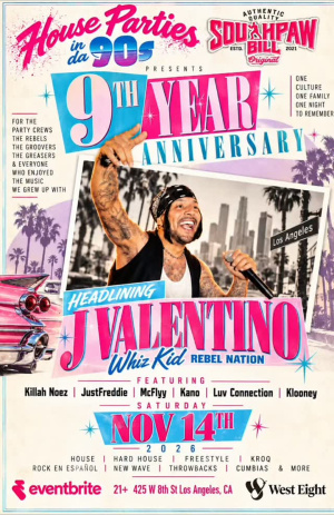 Flyer: House Parties in da 90s | 9th Year Anniversary