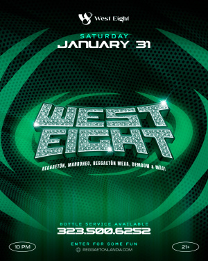 Flyer: Saturday @ West Eight