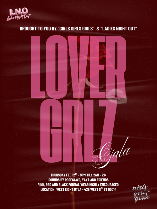 LOVER GRLZ Gala - Flyer