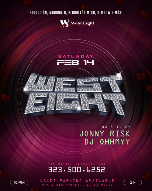 West Eight Saturdays - Flyer