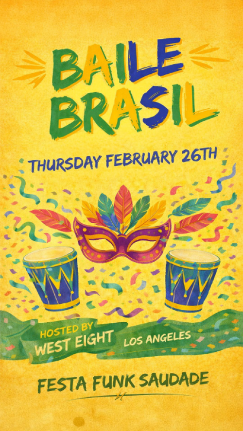 Baile Brasil - Flyer