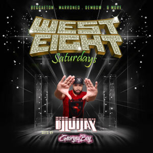 Flyer: WEST EIGHT Saturdays