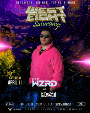 Flyer: WEST EIGHT SATURDAYS