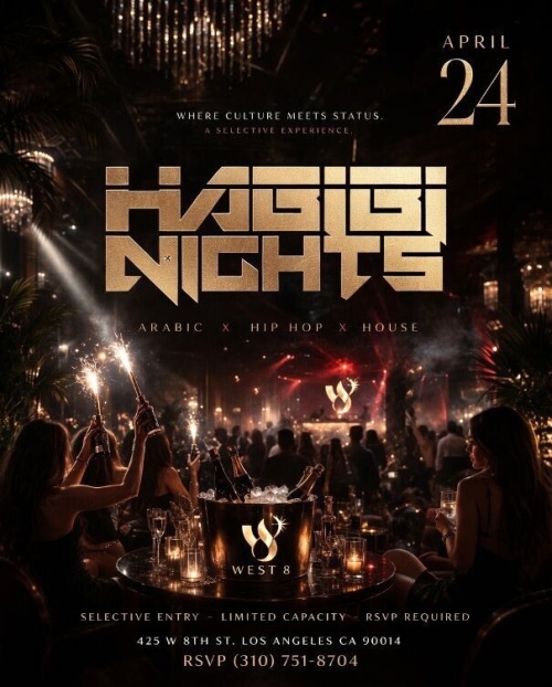 HABIBI NIGHTS - Flyer