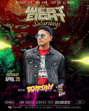 Flyer: WEST EIGHT SATURSDAYS