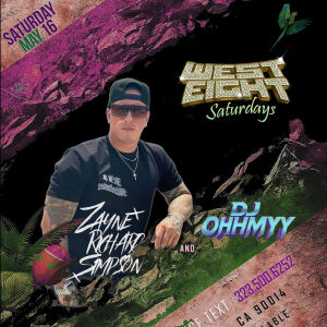 Flyer: WEST EIGHT SATURDAYS