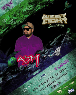 Flyer: WEST EIGHT SATURDAYS