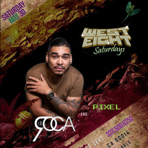 Flyer: WEST EIGHT SATURDAYS