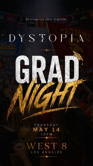 Flyer: DYSTOPIA Grad Night