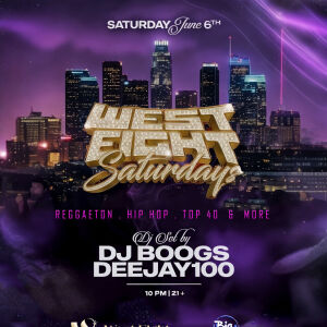 Flyer: WEST EIGHT SATURDAYS