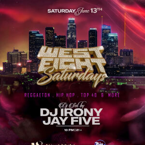 Flyer: WEST EIGHT SATURDAYS