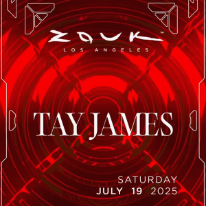 Flyer: TAY JAMES