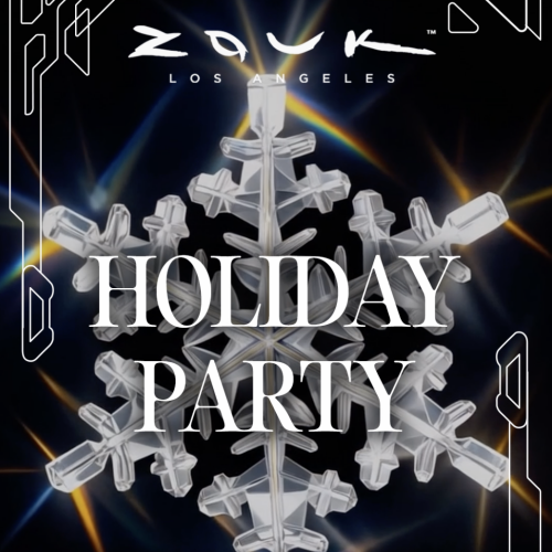 ZOUK LA HOLIDAY PARTY - Flyer