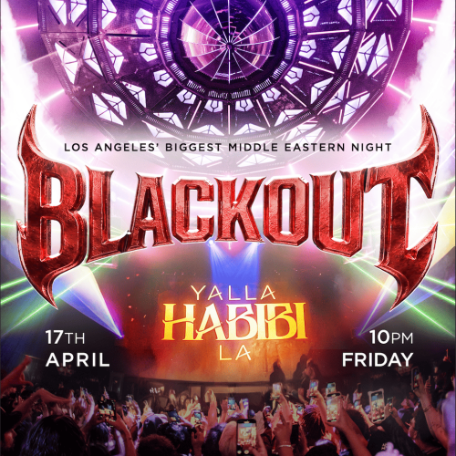 HABIBI BLACKOUT - Flyer