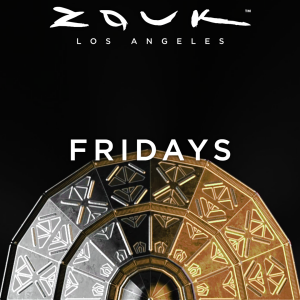 Flyer: ZOUK FRIDAYS