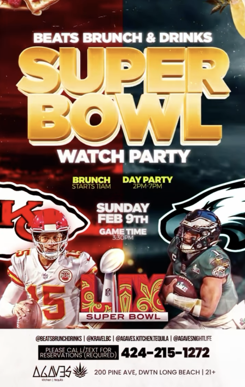 Super Bowl Sunday: Brunch, Day & Watch Party! - Agaves Ultra Lounge