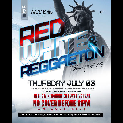 Red, White & Reggaeton, Thursday, July 3rd, 2025