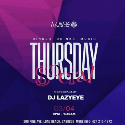 Thursday Social - Agaves Ultra Lounge