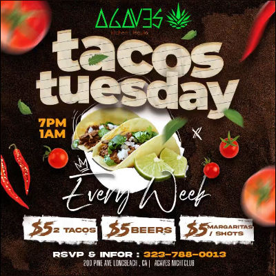 Taco Tuesdays, Tuesday, May 7th, 2024