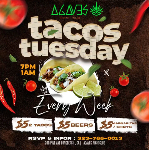 Taco Tuesdays - Agaves Ultra Lounge