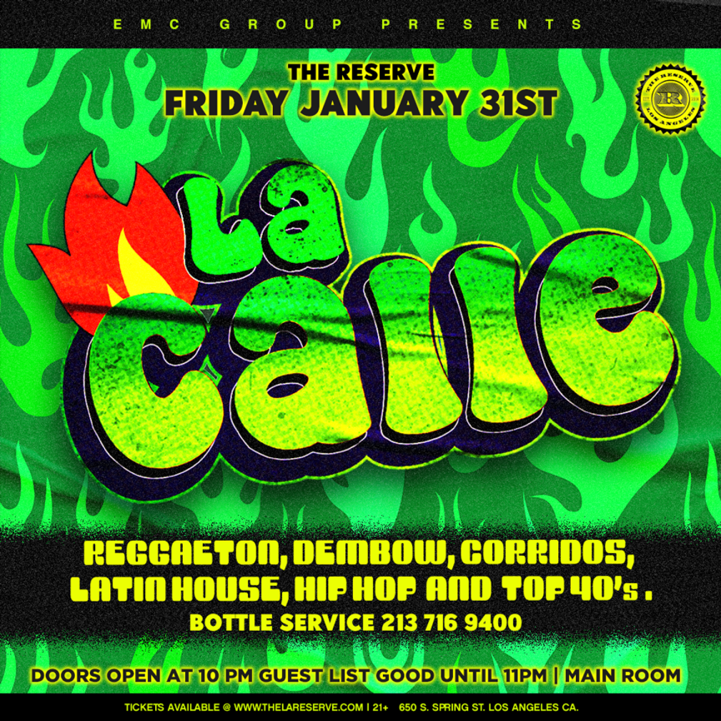 LA CALLE REGGAETON PARTY