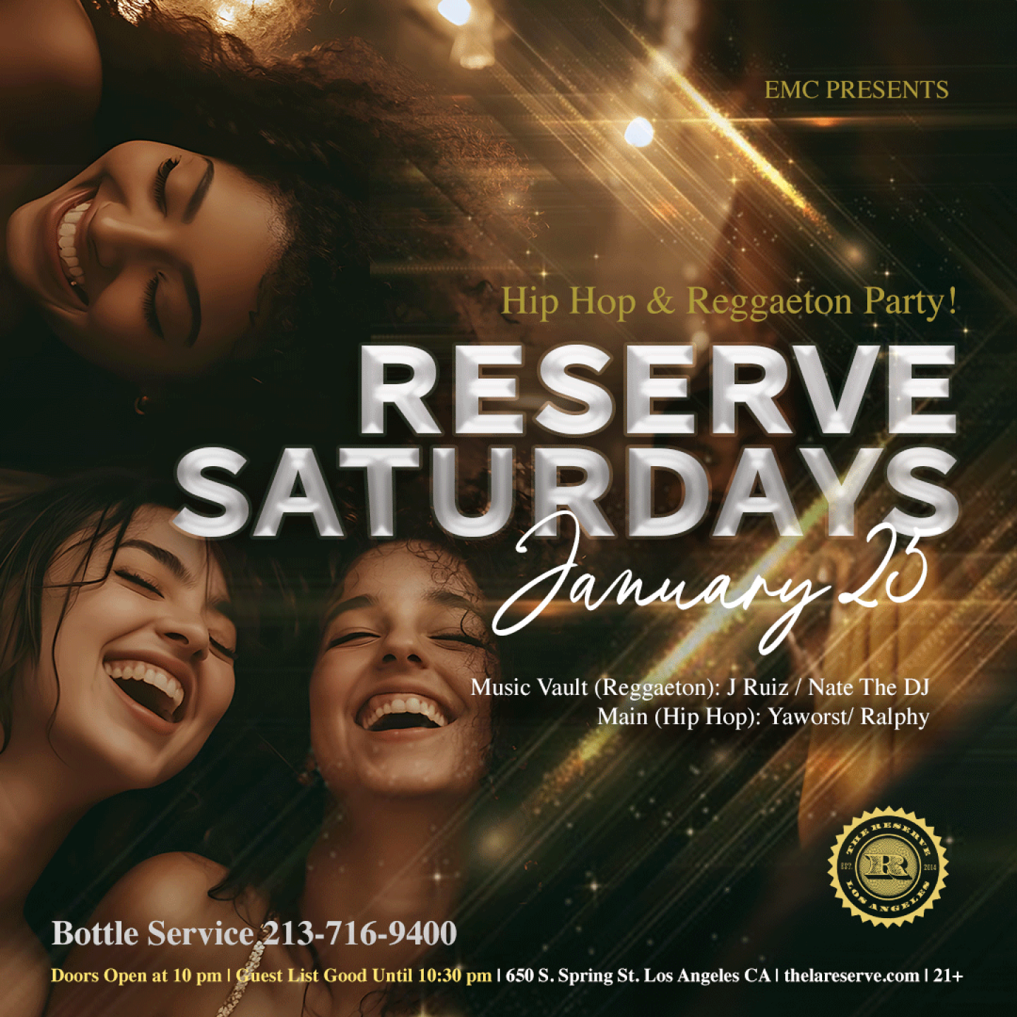 The Reserve Hip Hop Saturdays