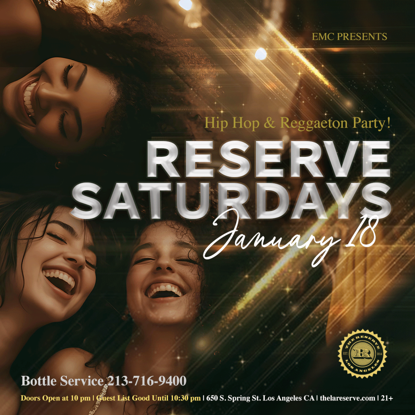 The Reserve Hip Hop Saturdays