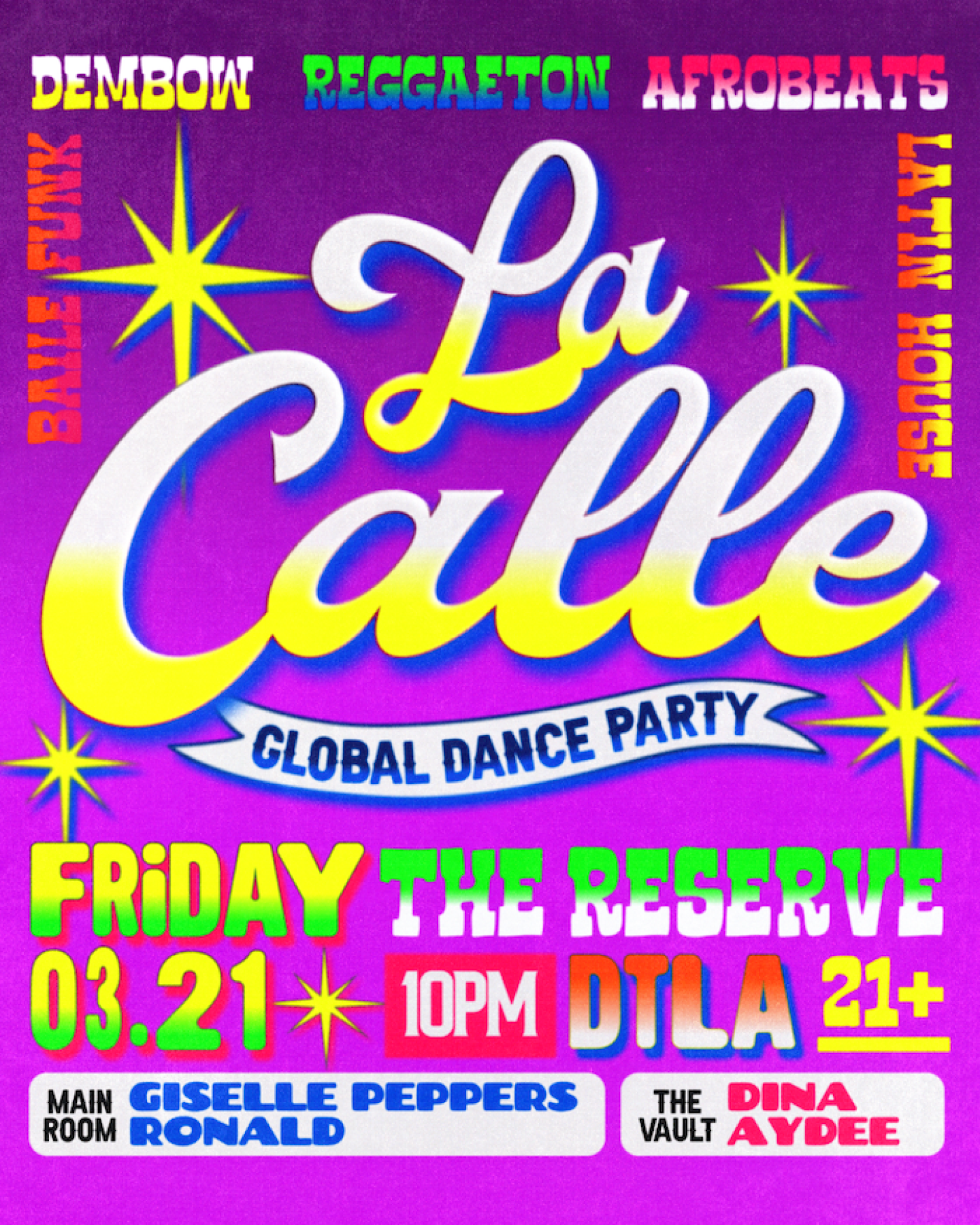 La Calle Fridays feat. GISELLE PEPPERS, RONALD, DINA & AYDEE