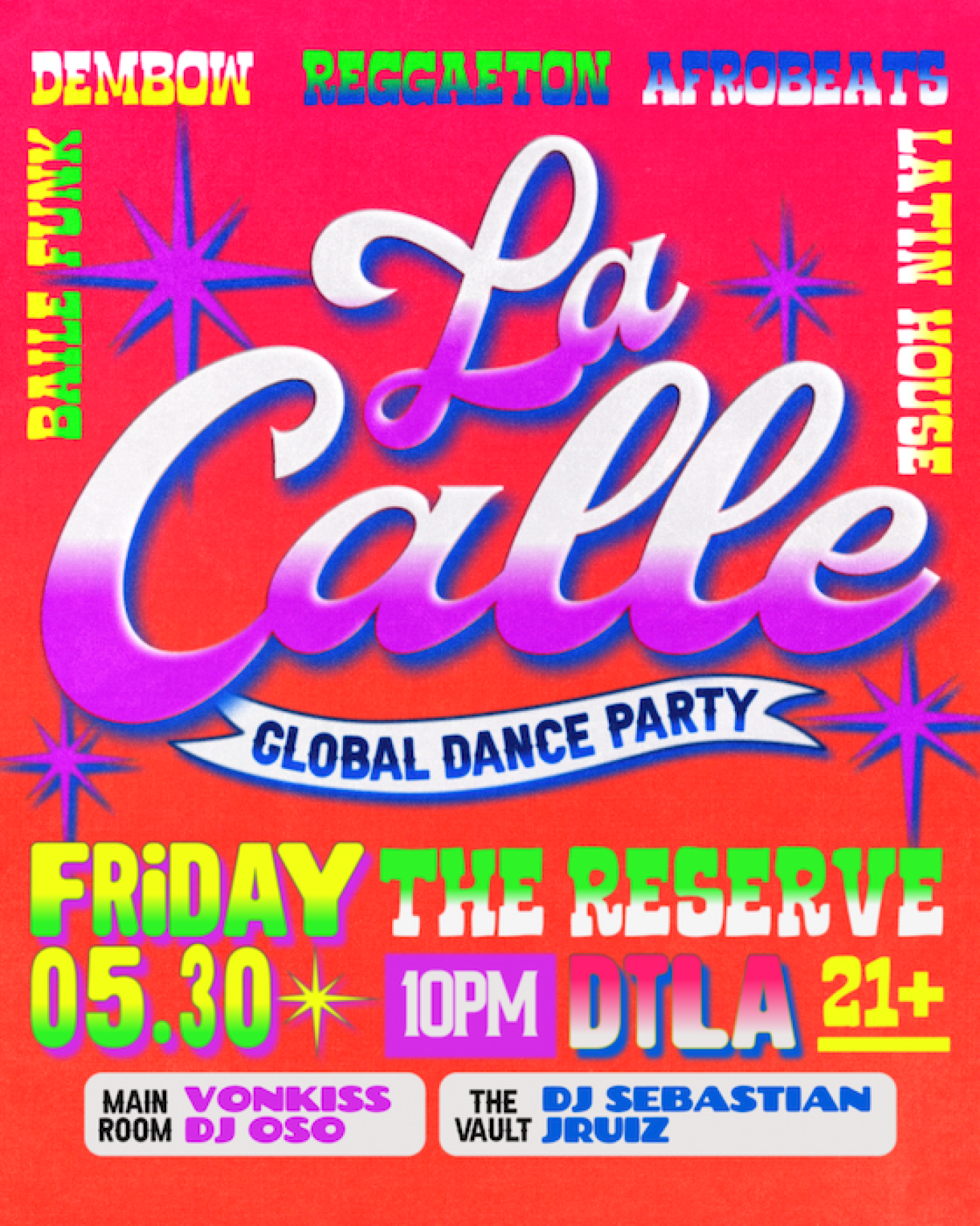 La Calle Fridays feat. VONKISS & DJ OSO / DJ SEBASTIAN & JRUIZ