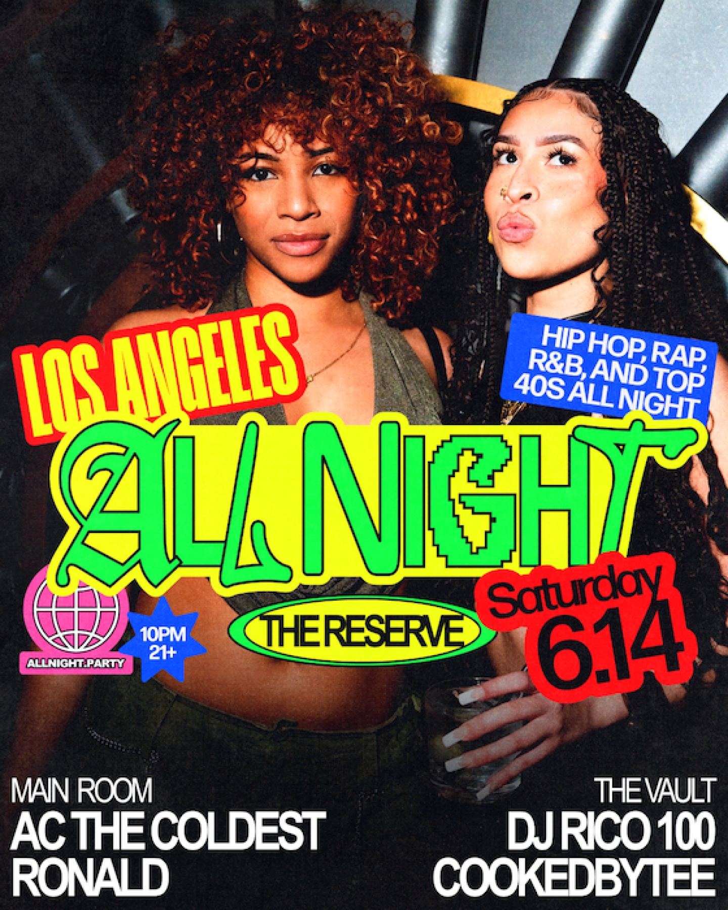 All Night Saturdays feat. AC THE COLDEST & RONALD / DJ RICO 100 & COOKEDBYTEE