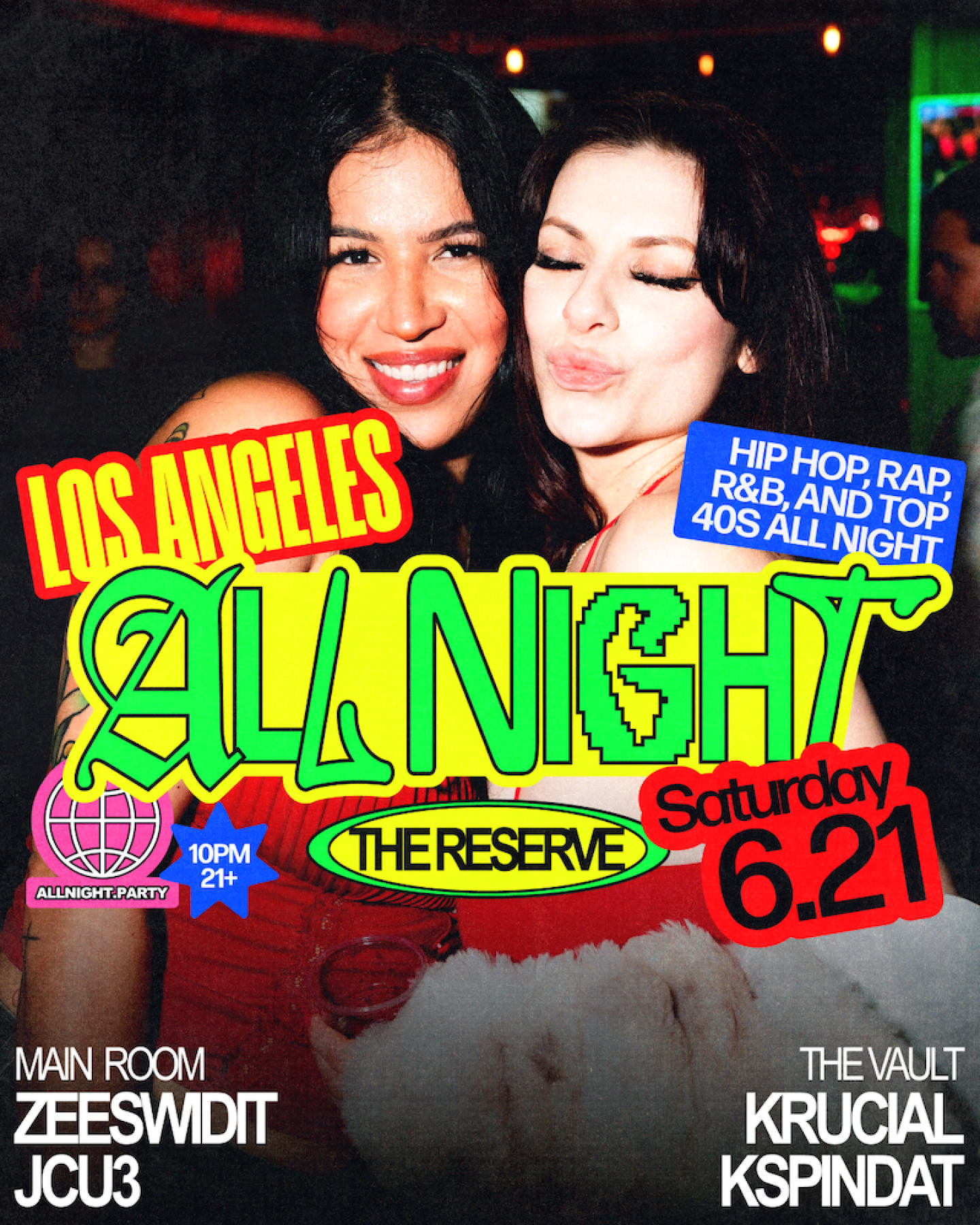All Night Saturdays feat. ZEESWIDIT & JCU3 / KRUCIAL & KSPINDAT