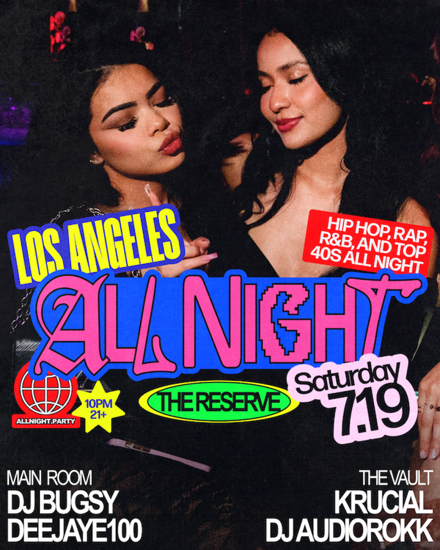All Night Saturday feat. DJ BUGSY / DEEJAYE100 & KRUCIAL / DJ AUDIOROKK