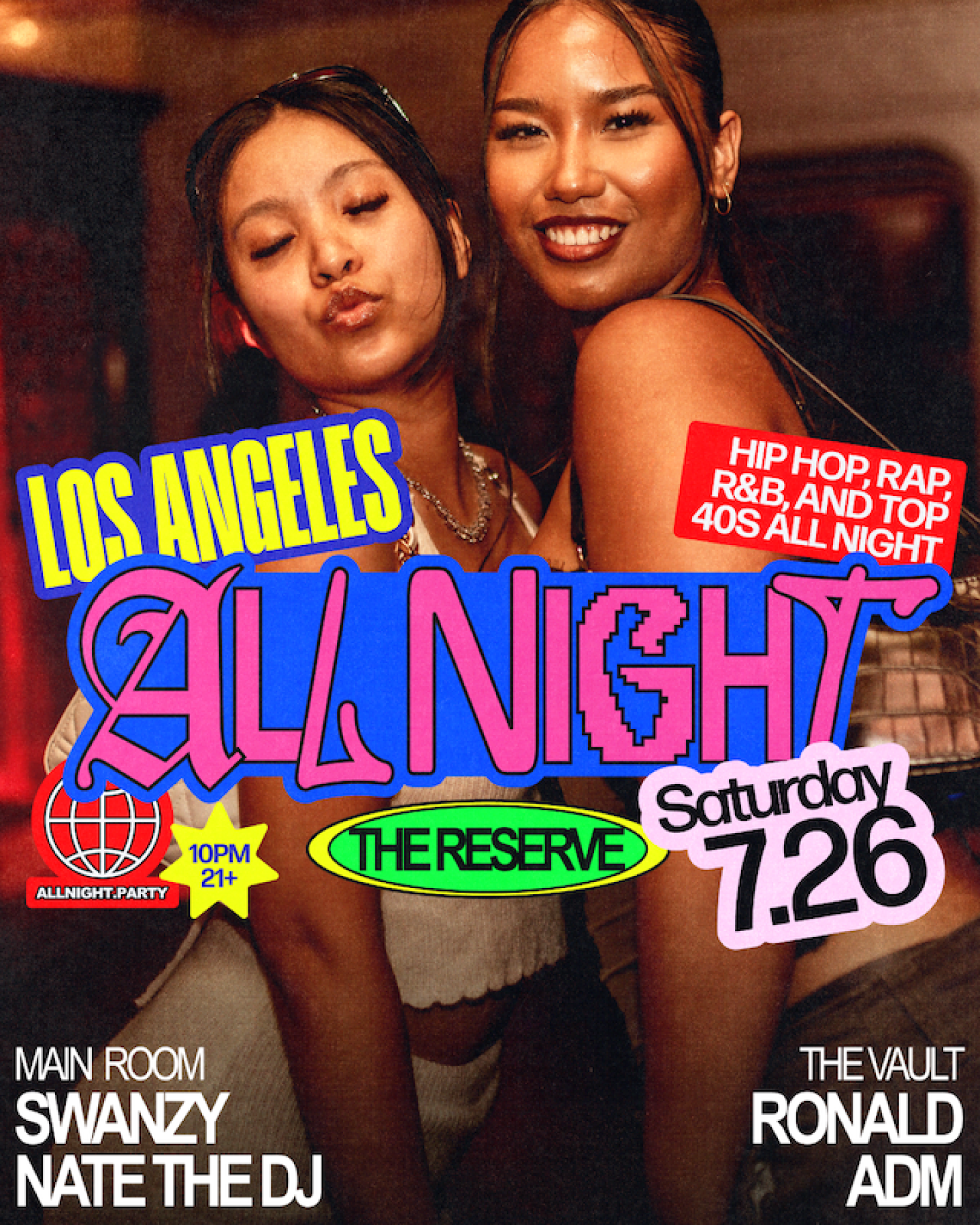 All Night Saturday feat. SWANZY / NATE THE DJ & RONALD / ADM