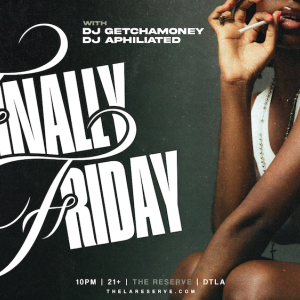 Flyer: Finally Friday