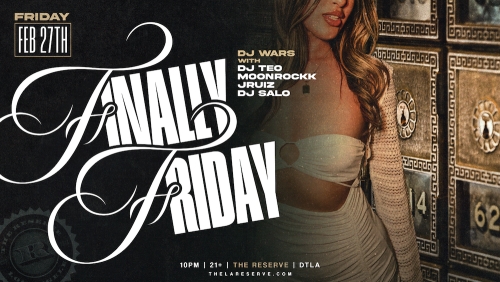 Finally Friday - Flyer