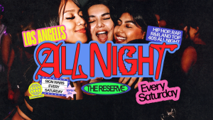 Flyer: All Night Saturday