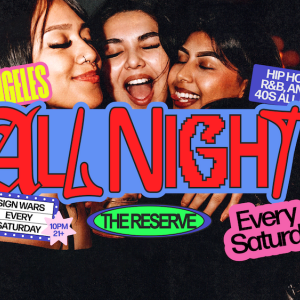 Flyer: All Night Saturday
