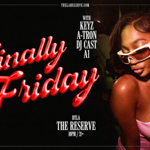 Flyer: Finally Friday