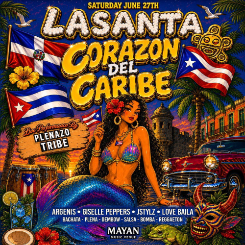 La Santa Group Presents, Corazón Del Caribe - Flyer